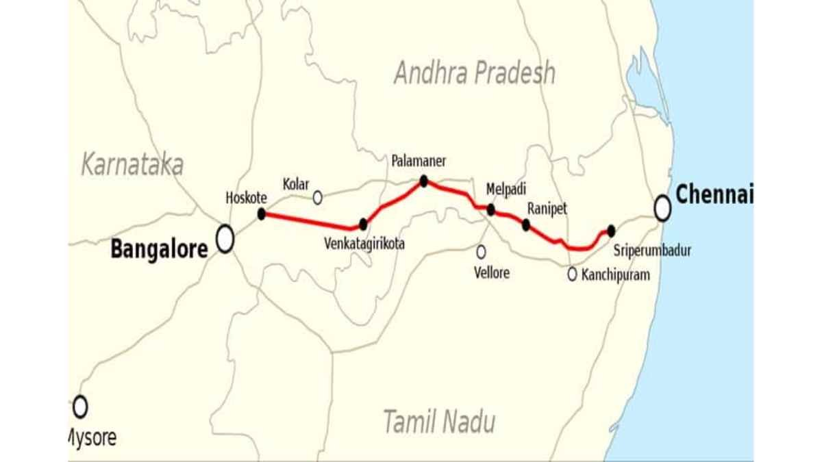 பெங்களூரு-சென்னை விரைவுச்சாலை