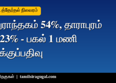 இடைத்தேர்தல் வாக்குப்பதிவு: மதுராந்தகத்தில் 54%, தாராபுரத்தில் 55.23% - பகல் 1 மணி நிலவரம்