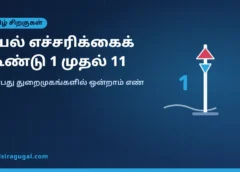 புயல் எச்சரிக்கைக் கூண்டு: ஒன்றாம் எண் முதல் 11 வரை என்ன பொருள்?