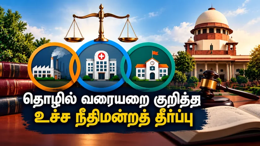 'தொழில்' (Industry) என்றால் என்ன? உச்ச நீதிமன்ற 9 நீதிபதிகள் அமர்வு தீர்ப்பும் தொழிலாளர்களுக்கு அதன் பொருளும்