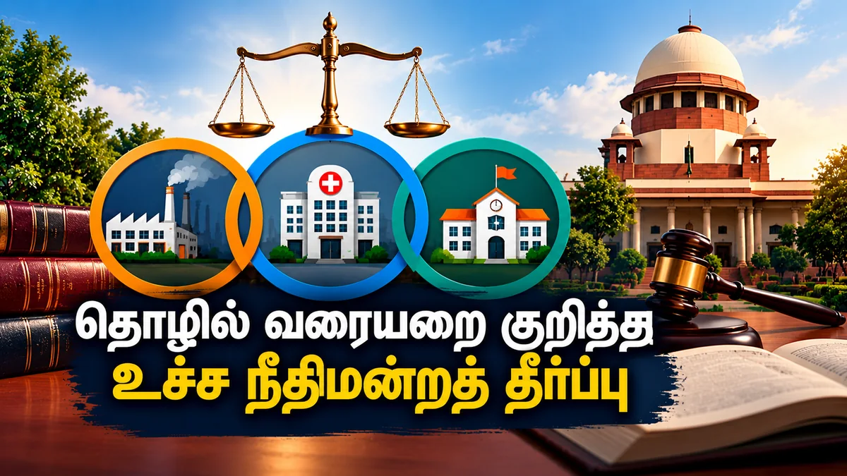 'தொழில்' (Industry) என்றால் என்ன? உச்ச நீதிமன்ற 9 நீதிபதிகள் அமர்வு தீர்ப்பும் தொழிலாளர்களுக்கு அதன் பொருளும்