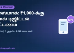 டாஸ்மாக்: நவம்பர் 1 முதல் ₹1,000-க்கு மேல் டிஜிட்டல் கட்டணம் கட்டாயம் டாஸ்மாக்: நவம்பர் 1 முதல் ₹1,000-க்கு மேல் டிஜிட்டல் கட்டணம் கட்டாயம்