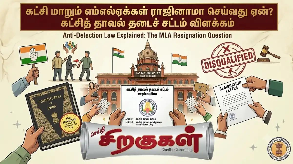 கட்சி மாறும் எம்எல்ஏக்கள் ராஜினாமா செய்வது ஏன்? கட்சித் தாவல் தடைச் சட்டம் விளக்கம்