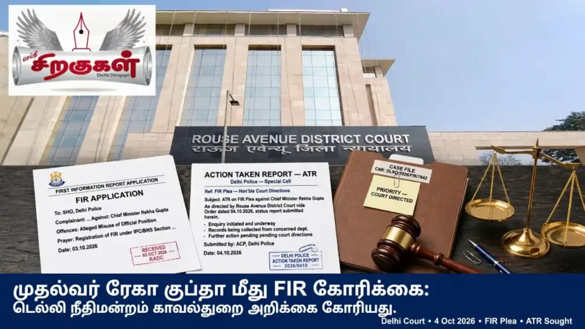 முதல்வர் ரேகா குப்தா மீது FIR கோரிக்கை: டெல்லி நீதிமன்றம் காவல்துறை அறிக்கை கோரியது